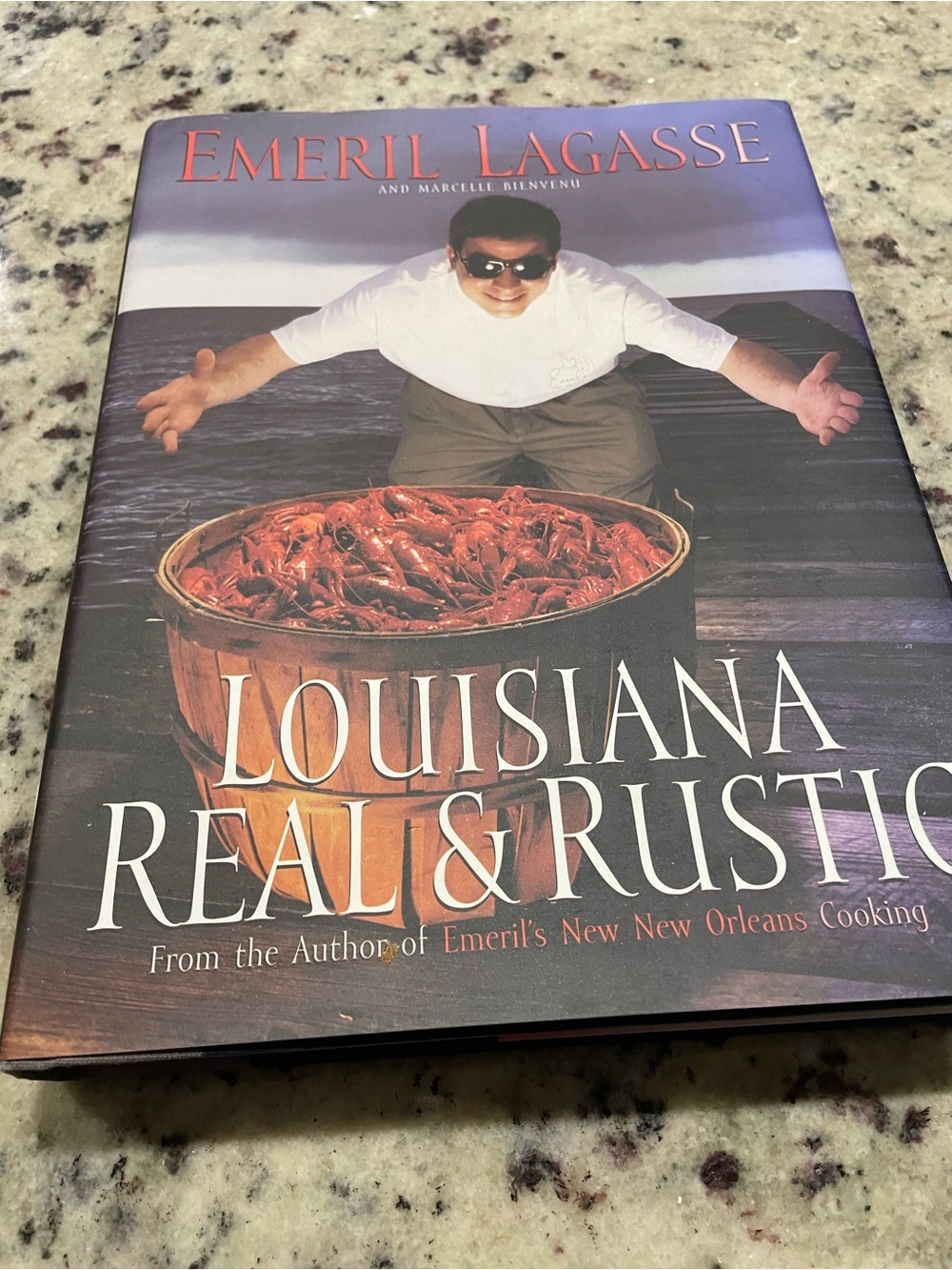 Louisiana Real and Rustic by Emeril Lagasse - White & Light Green Title Page